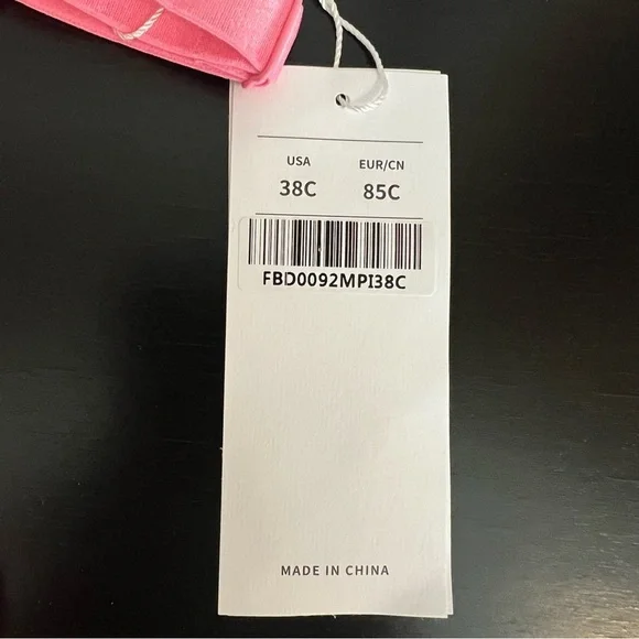 Mermaid Scales bubblegum pink Lace Full Coverage Plus Size Underwire Bra 38C NIB - Picture 11 of 13